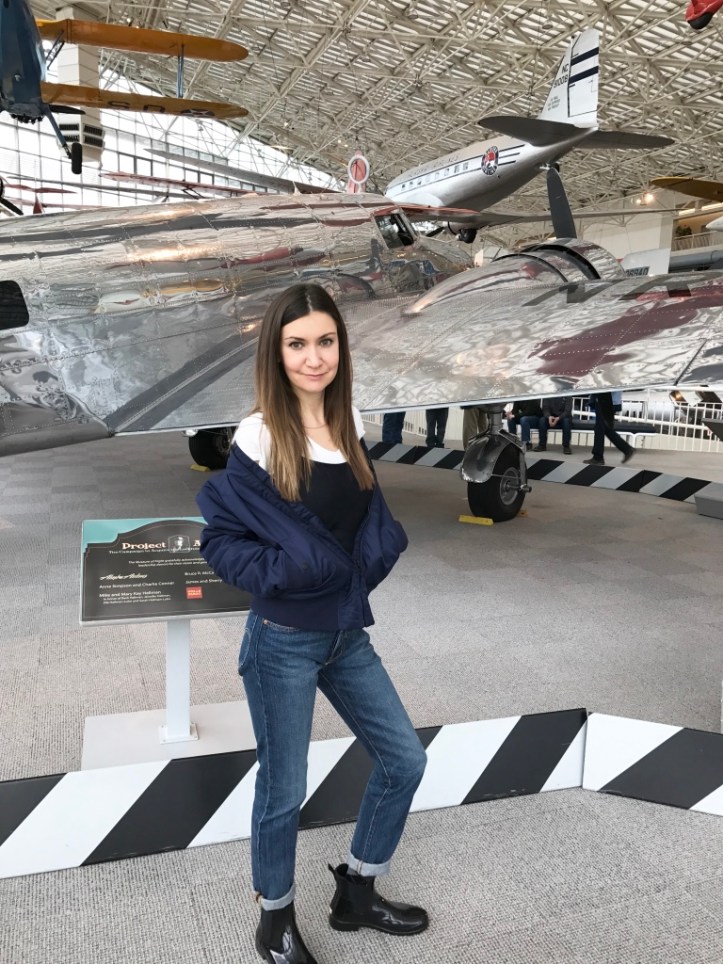 501 Levi's Jeans and Bomber Jacket